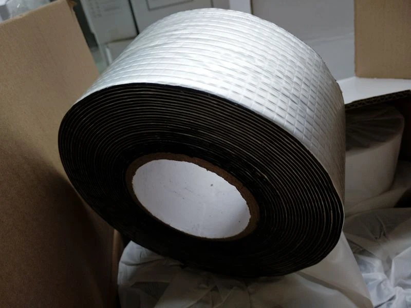 Aluminium Ntawv Nyiaj Daim kab xev nrog Butyl Rubber Backing
